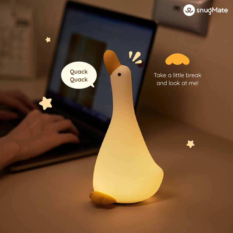 Duck Night Light – The Clueless Little Star-Gazer, USB Rechargeable| DREAMY MCDUCK