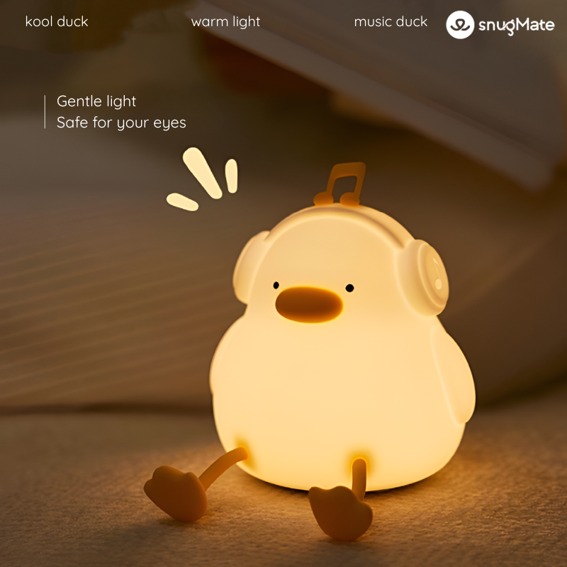 Kool Duck USB Rechargeable Night Lamp with Built-in Phone Holder