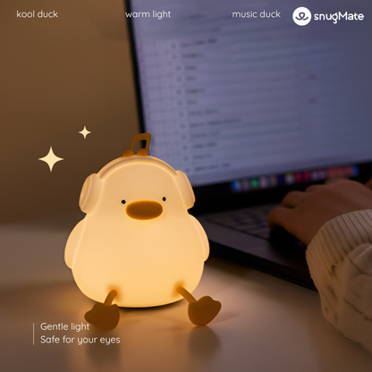 Kool Duck USB Rechargeable Night Lamp with Built-in Phone Holder