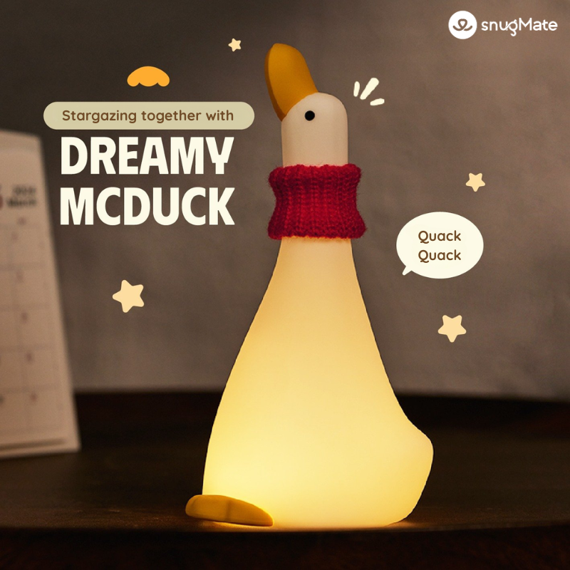 Duck Night Light – The Clueless Little Star-Gazer, USB Rechargeable| DREAMY MCDUCK