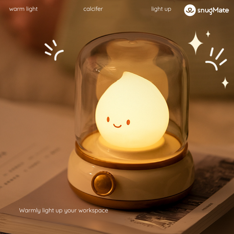 Cute Flame-Shaped USB Rechargeable Light | Calcifer Lamp