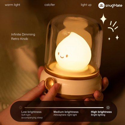 Cute Flame-Shaped USB Rechargeable Light | Calcifer Lamp