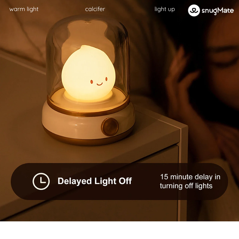 Cute Flame-Shaped USB Rechargeable Light | Calcifer Lamp