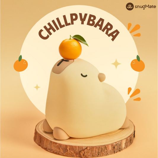 Cute Relaxing RGB LED Lamp – Capybara Chilling Design| CHILLPYBARA