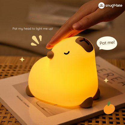 Cute Relaxing RGB LED Lamp – Capybara Chilling Design| CHILLPYBARA