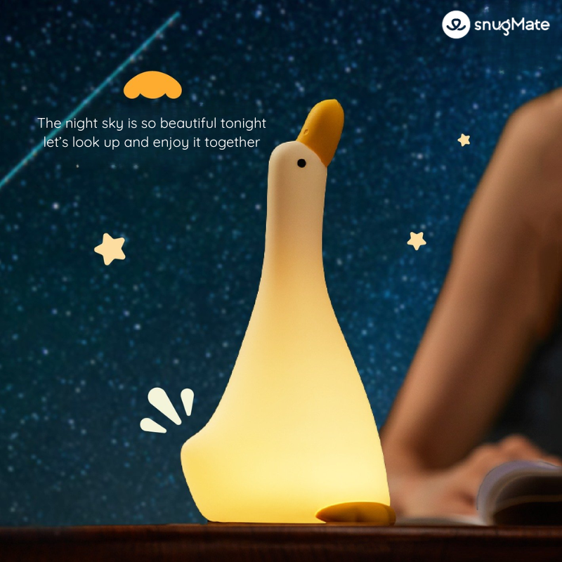 Duck Night Light – The Clueless Little Star-Gazer, USB Rechargeable| DREAMY MCDUCK