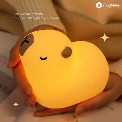 Cute Relaxing RGB LED Lamp – Capybara Chilling Design| CHILLPYBARA