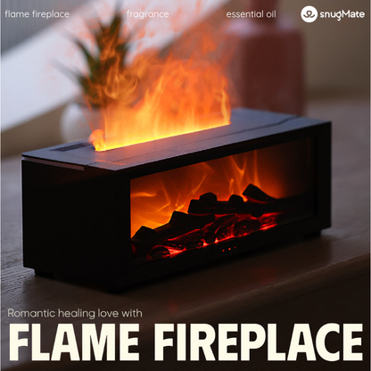 Essential Oil Diffuser with Multifunctional Mist & Fireplace Design | FLAME FIREPLACE