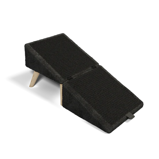 2-in-1 Wooden Dog Ramp & Step Stool for Home – Convertible Pet Stairs